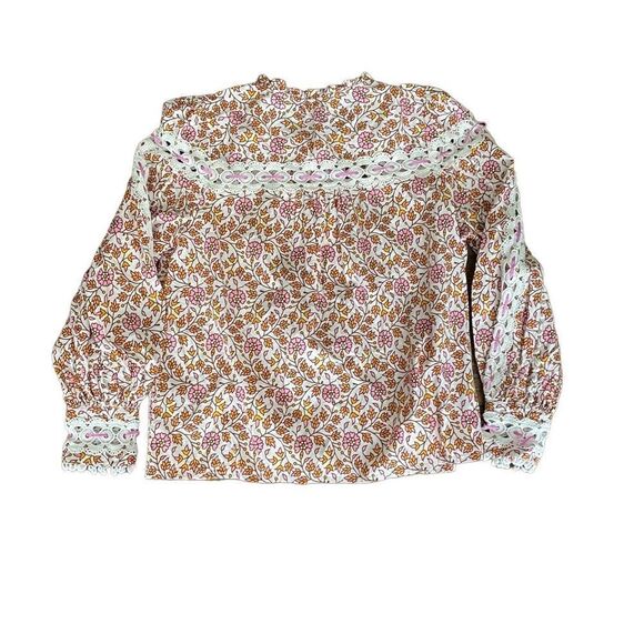 RAHI Francoise Trim Blouse In Pink Shopbop Medium - Picture 3 of 7